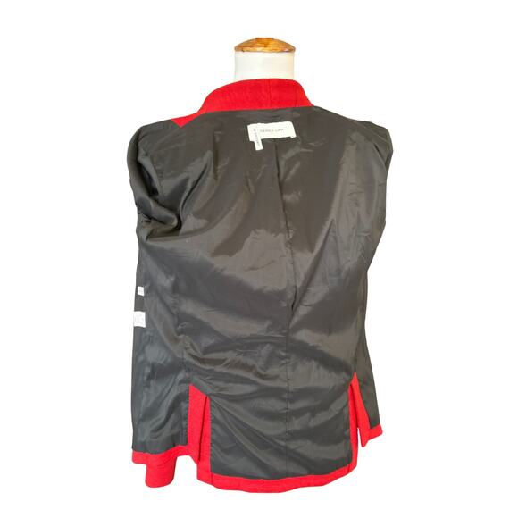 Derek Lam 10 Crosby Red Open Front Wool Blend Blazer – Avant Garde, Size 2 - Picture 5 of 7